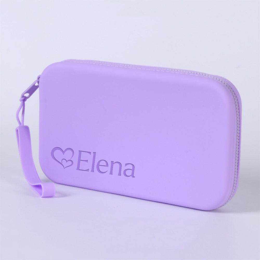 Personalized Engraved Silicone Makeup Bag | CWPack296