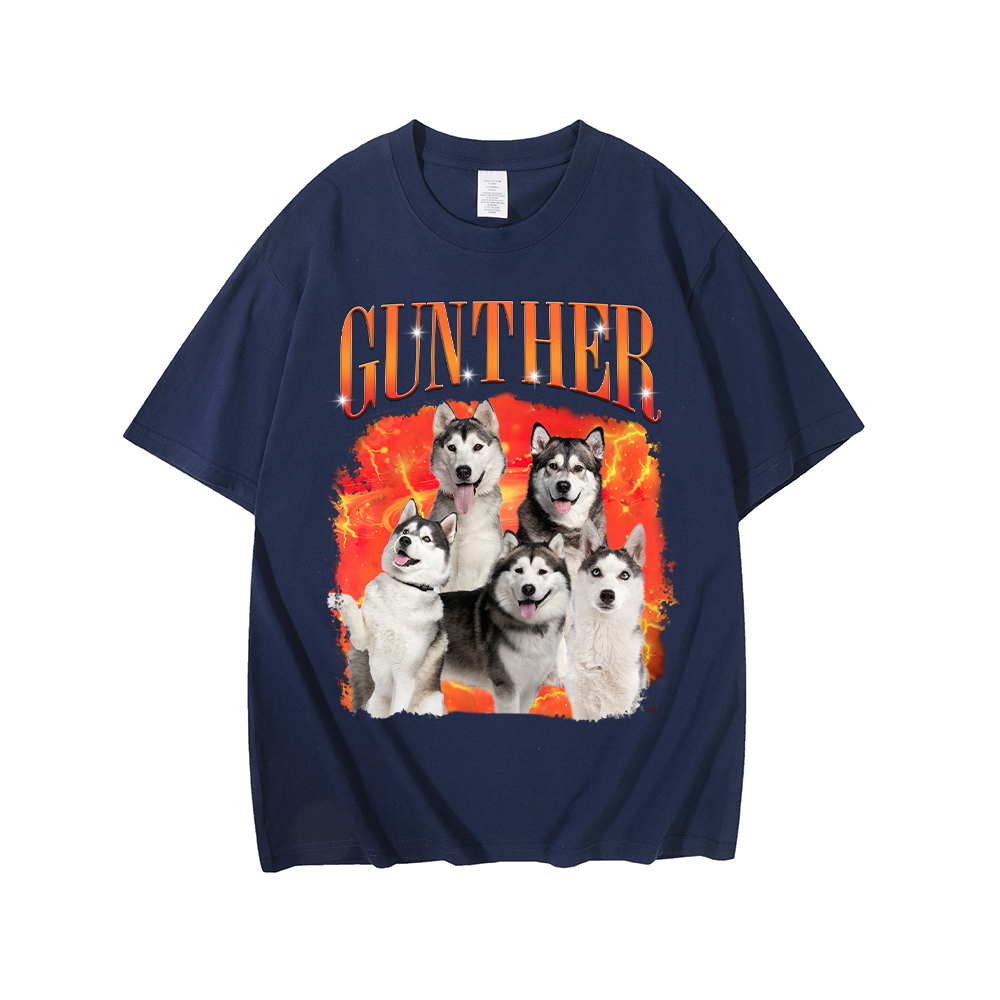 Personalized Original Comfort Pet Portrait Photo T-Shir | MCGift03