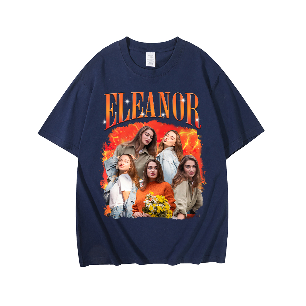 Personalized Original Comfort Cotton Portrait Photo T-Shir | MCGift04