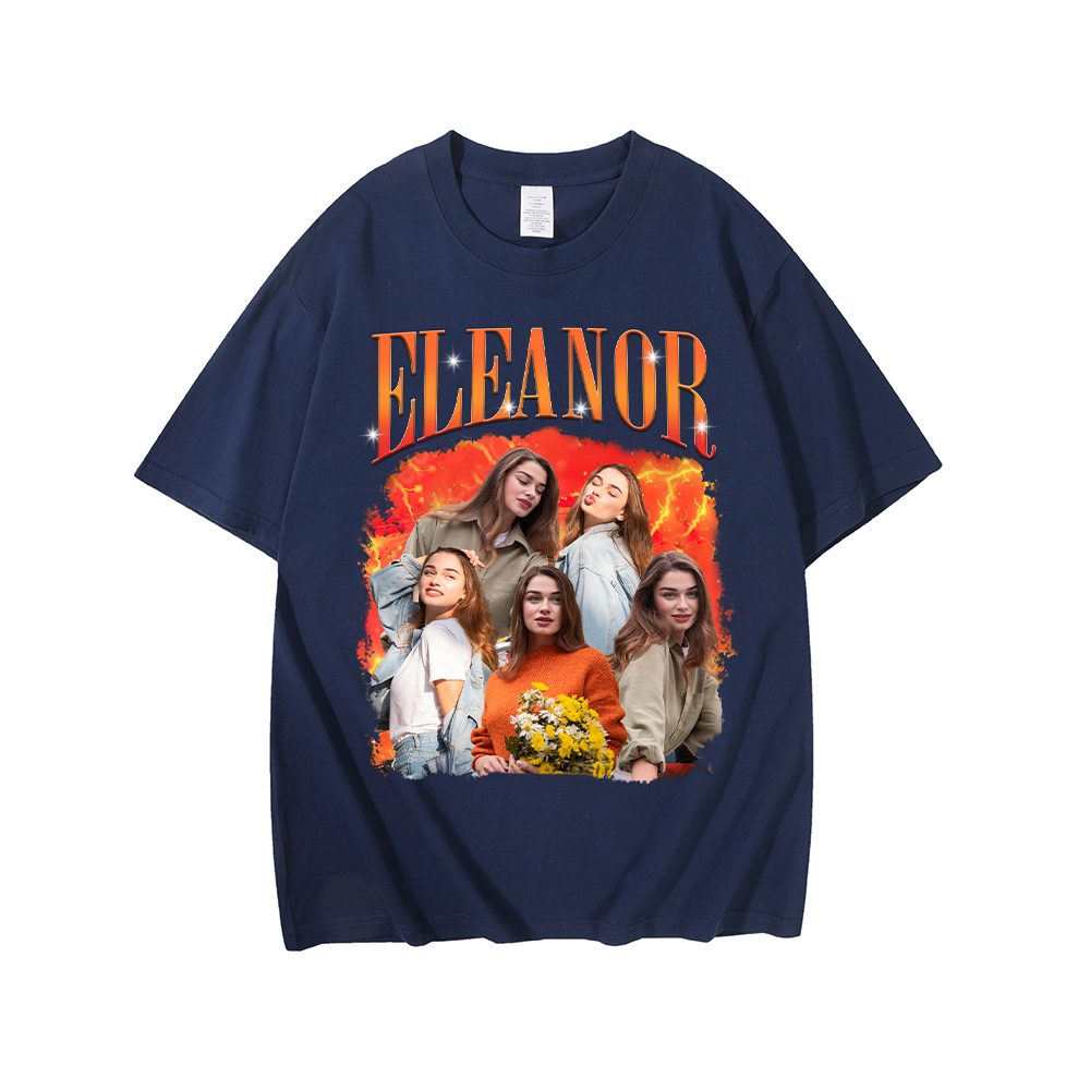 Personalized Original Comfort Cotton Portrait Photo T-Shir | MCGift04