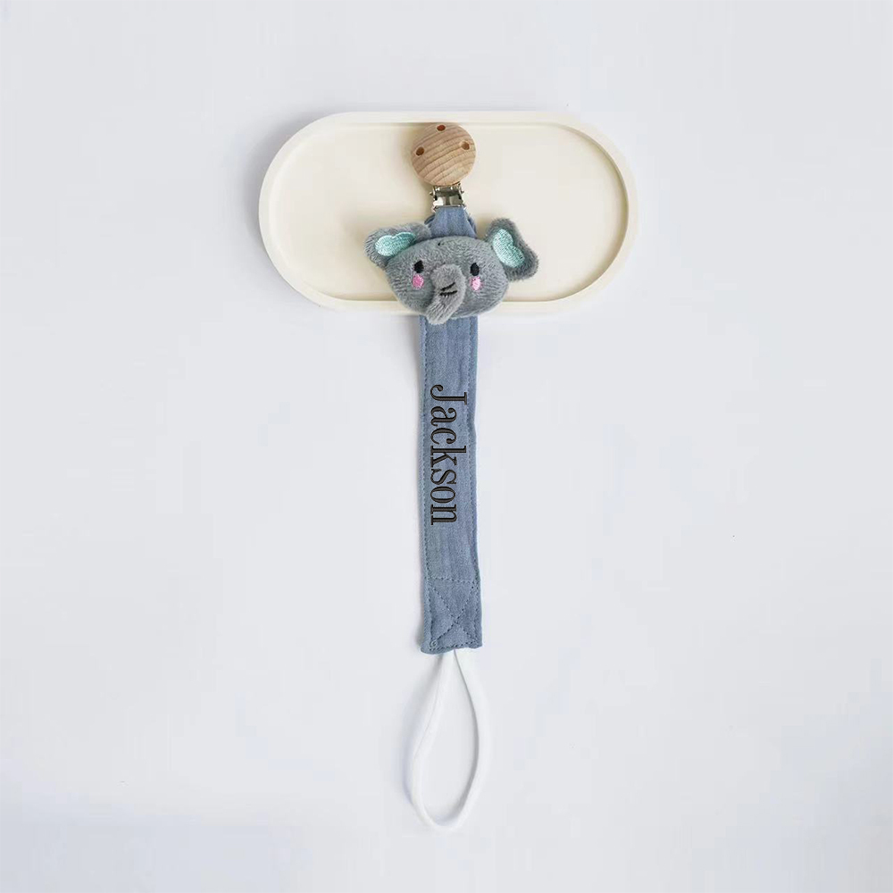 Personalized Embroidered Lovely Pacifier Strap For Baby | CWToy133