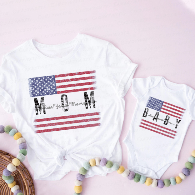 Personalized Matching 4th of July Family Shirt | CWFamily118