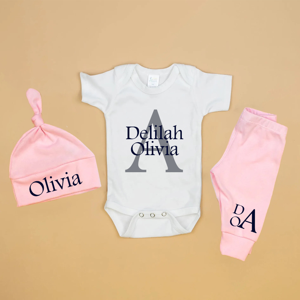 Personalized Baby Coming Home Outfit Set | CWBaby270