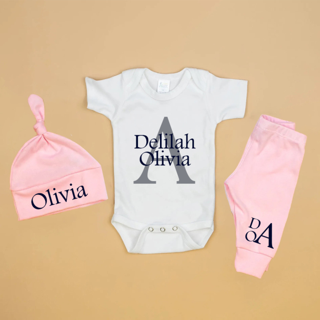 Personalized Baby Coming Home Outfit Set | CWBaby270