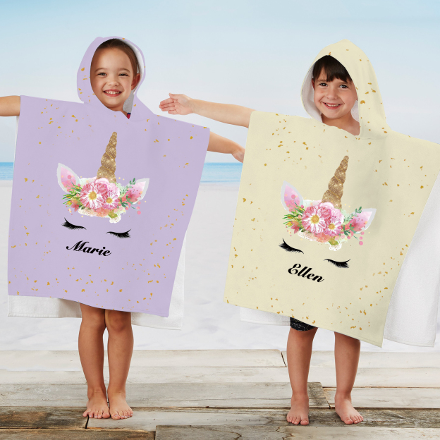 Personalized Hooded Beach Towel for Summer & Beach | CWHTowel06