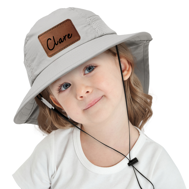 Personalized Leather Patch Bucket Hat for Comfort & Unique | CWBeach45