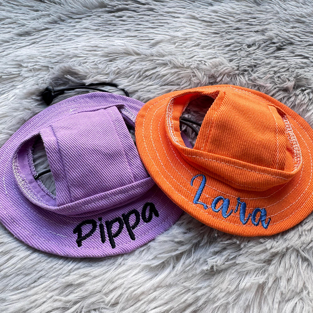 Personalized Embroidery Adjustable Pet Sun Bucket Hat | BKPet183