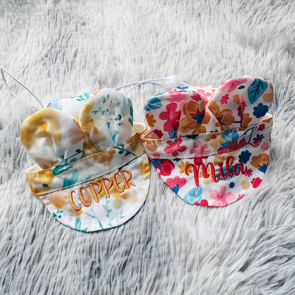 Personalized Embroidery Lovely Pet Hat with Ears | BKPet185