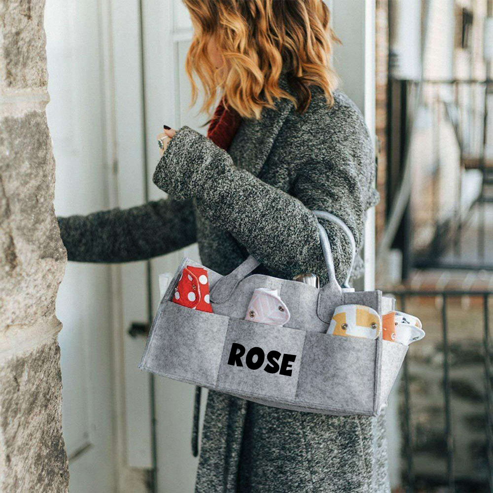 Personalized Baby Accessories & Diapers Portable Nursery Bag | CWToy141