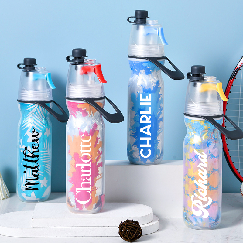 Personalised BPA Free 17oz Sport Cool Spray Water Bottle | YouBottle79