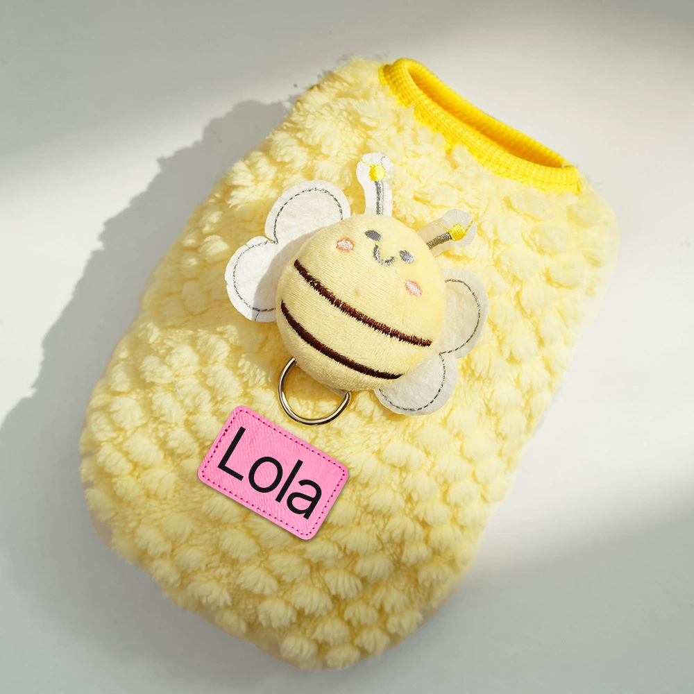 Personalized Cute Pet Soft Plush Fleece Vest | BKPet194