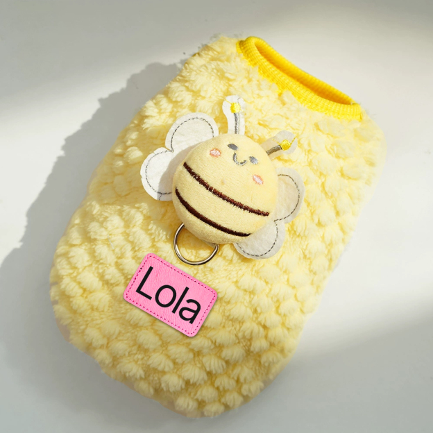 Personalized Cute Pet Soft Plush Fleece Vest | BKPet194