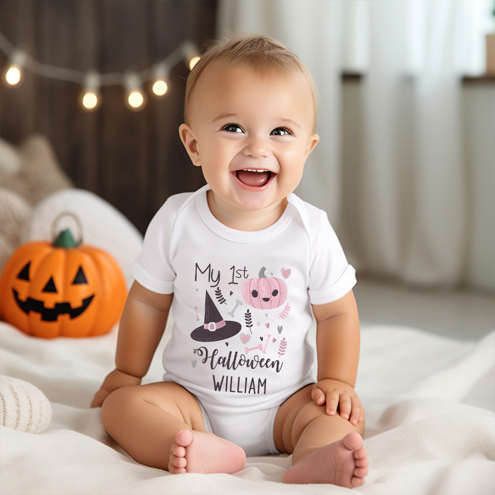 Personalized Baby Lovely First Halloween Outfit | CWHalloween22