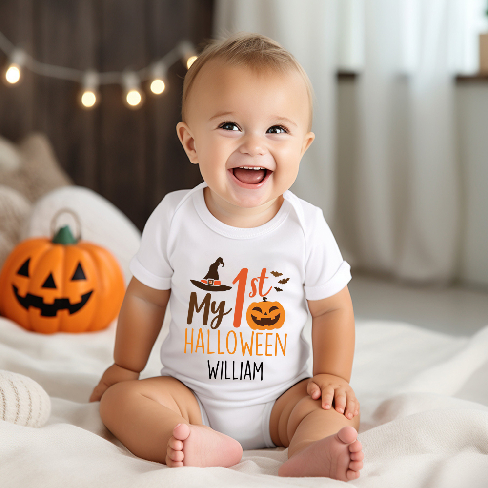 Personalized Baby Lovely First Halloween Outfit | CWHalloween23