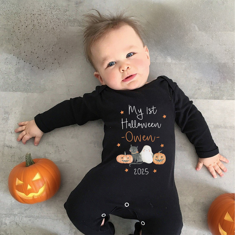 Personalized Baby Lovely First Halloween Outfit | CWHalloween30