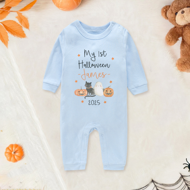 Personalized Baby Lovely First Halloween Outfit | CWHalloween30