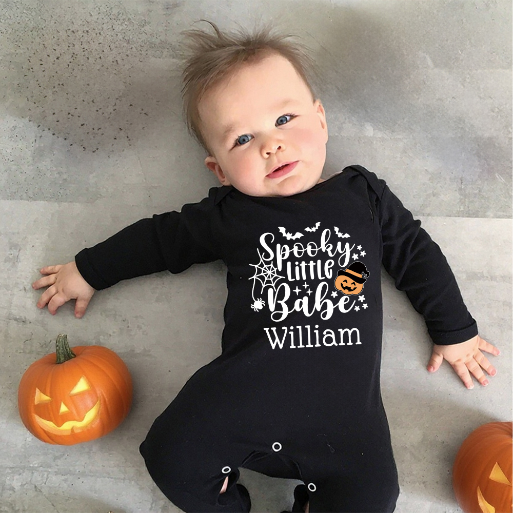 Personalized Baby Lovely First Halloween Outfit | CWHalloween34