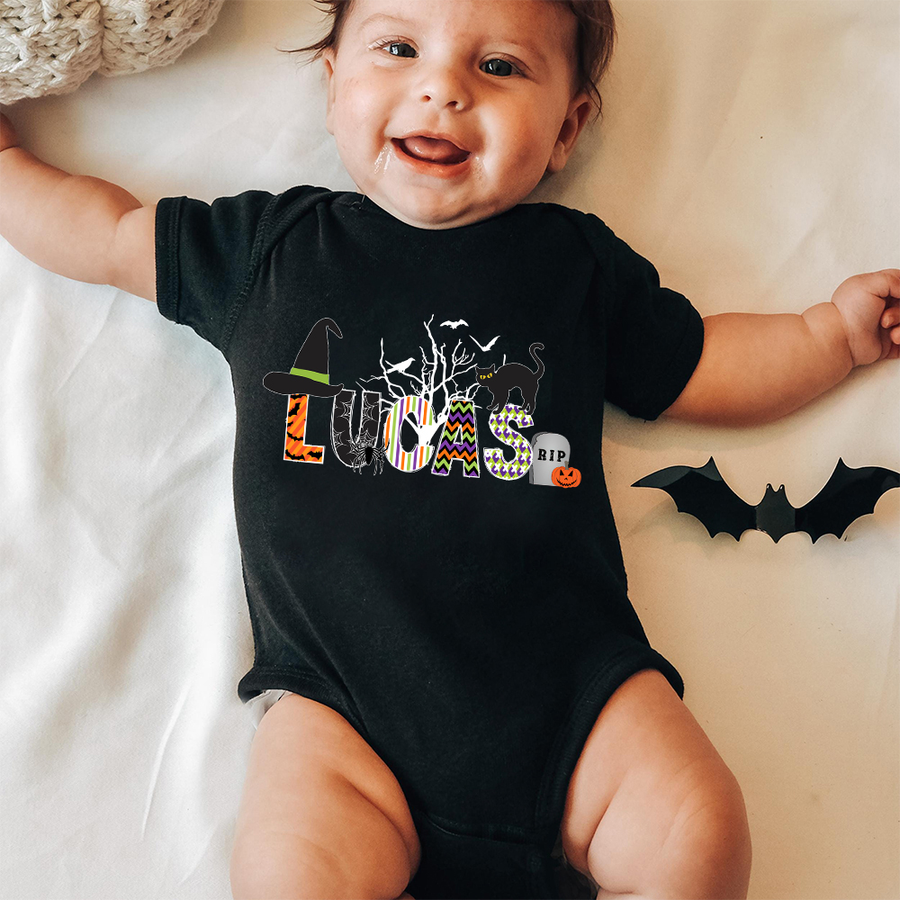Personalized Baby Lovely First Halloween Outfit | CWHalloween35