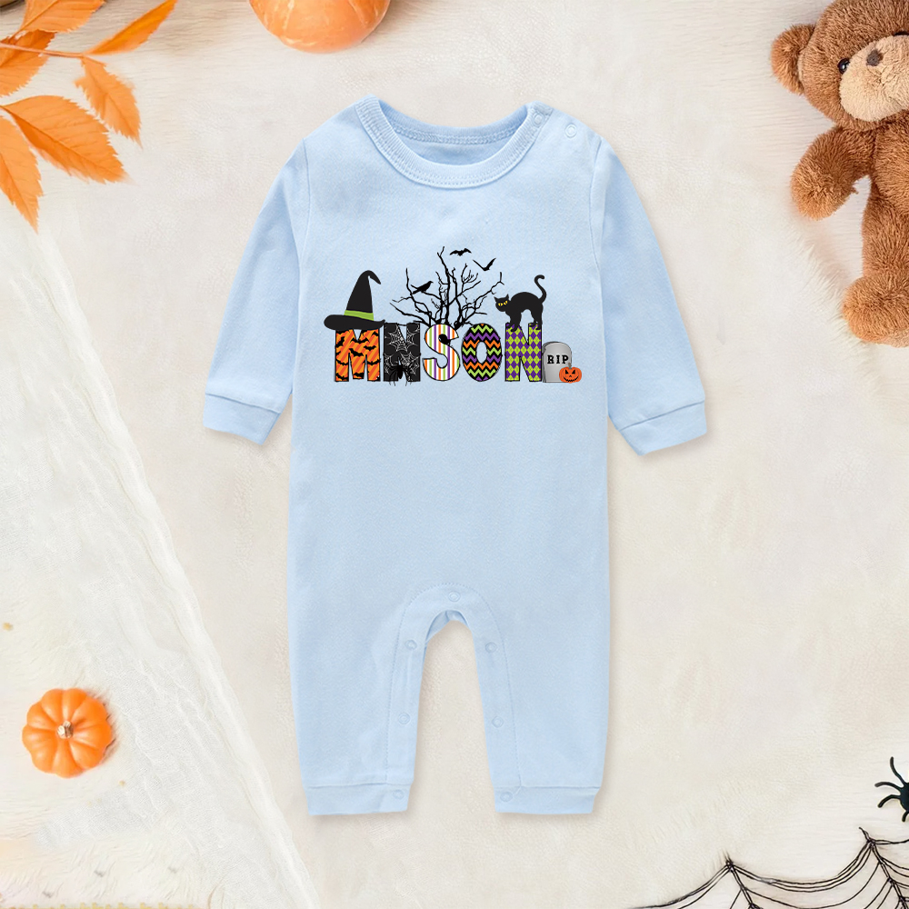 Personalized Baby Lovely First Halloween Outfit | CWHalloween35
