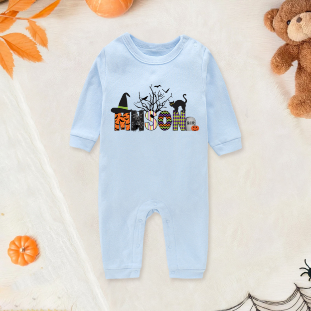 Personalized Baby Lovely First Halloween Outfit | CWHalloween35
