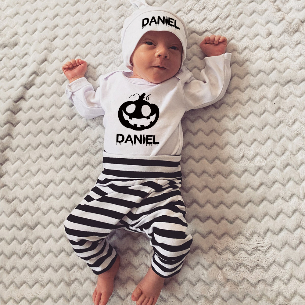 Personalized Baby Ghost Outfit Set | CWHalloween63