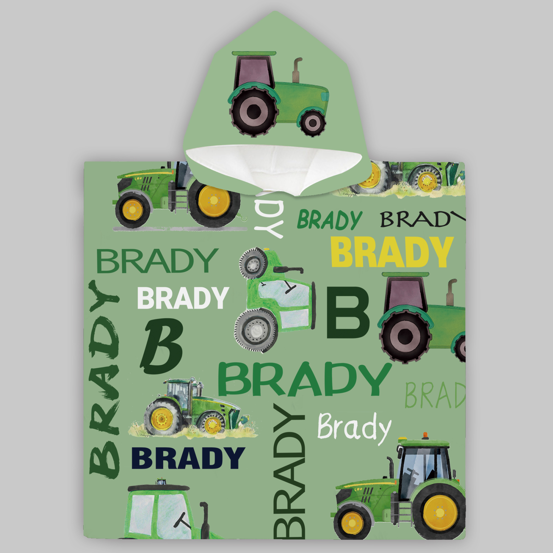 Personalized Hooded Beach Towel for Summer & Beach | CWHTowel07