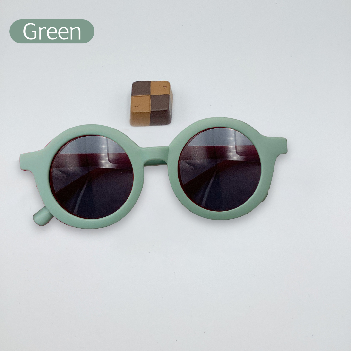 Personalized Daisy Sunglasses with Leather Case For Kids | GSBeach24