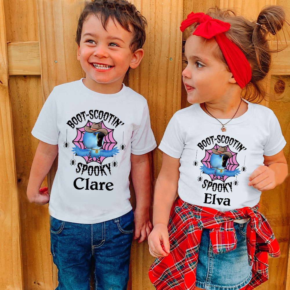 Personalized Larva's Halloween Funny Kid Shirt | Larva09