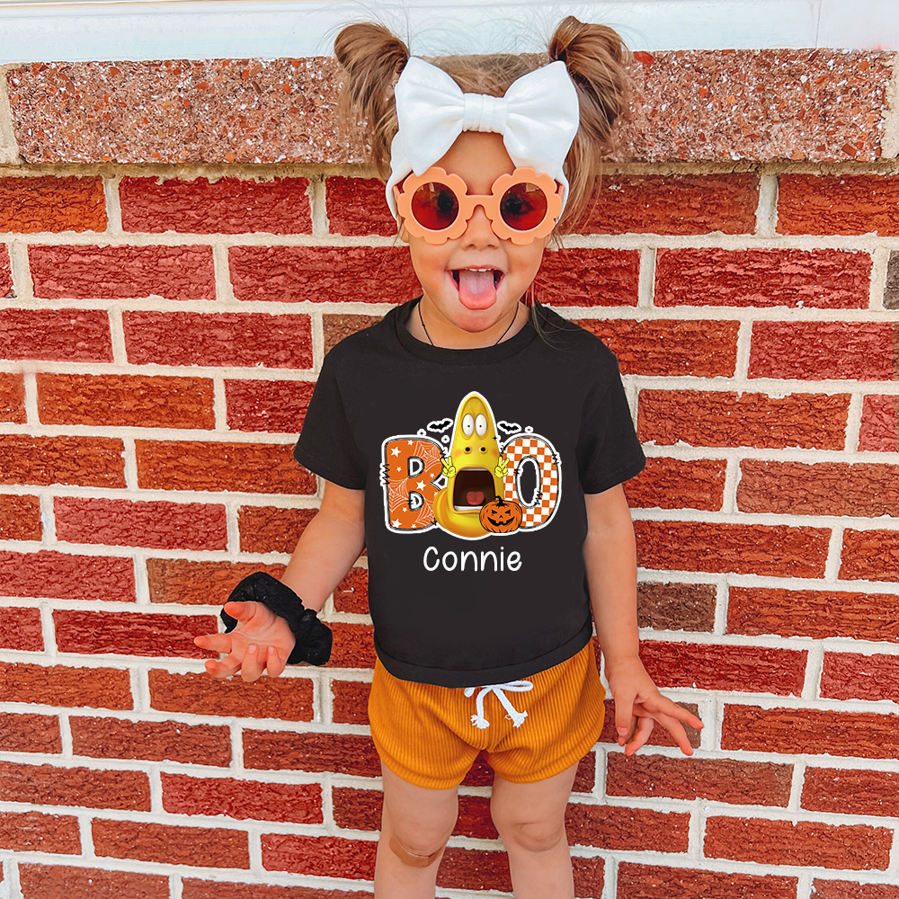 Personalized Larva's Halloween Funny Kid Shirt | Larva12