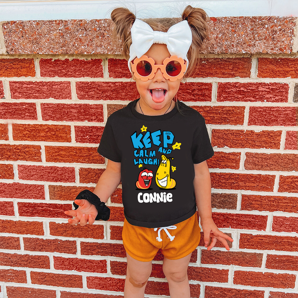 Personalized Larva's Halloween Funny Kid Shirt | Larva13
