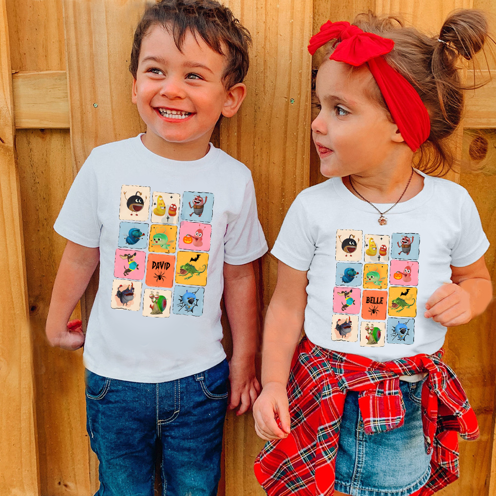 Personalized Larva's Halloween Funny Kid Shirt | Larva20