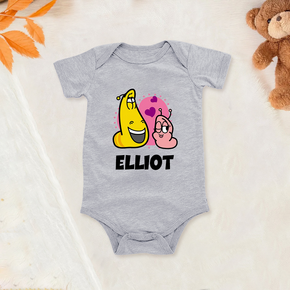 Personalized Larva's Funny Baby Romper | Larva22