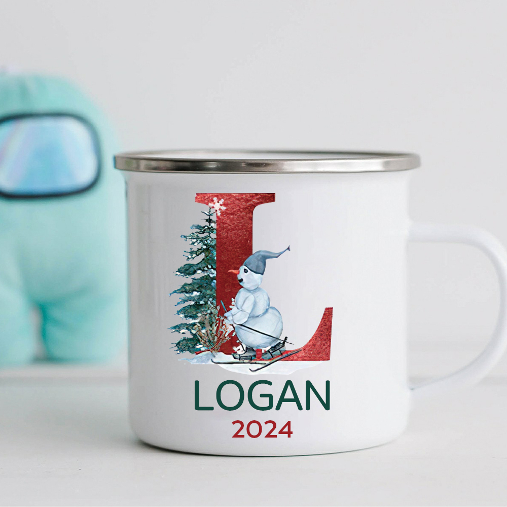 Personalized 12oz Christmas Mugs for Kids  | KidMug49