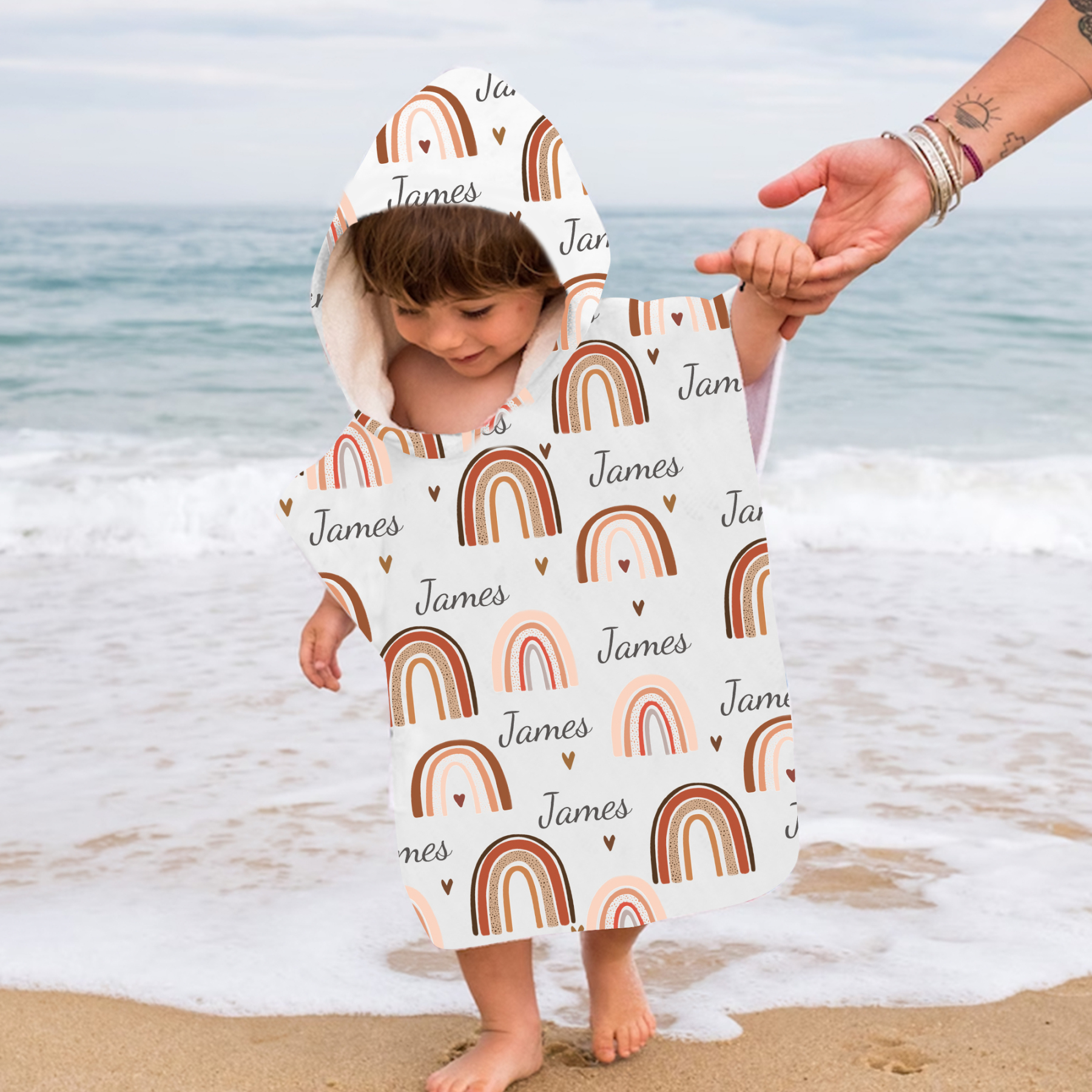 Personalized Hooded Beach Towel for Summer & Beach | CWHTowel12