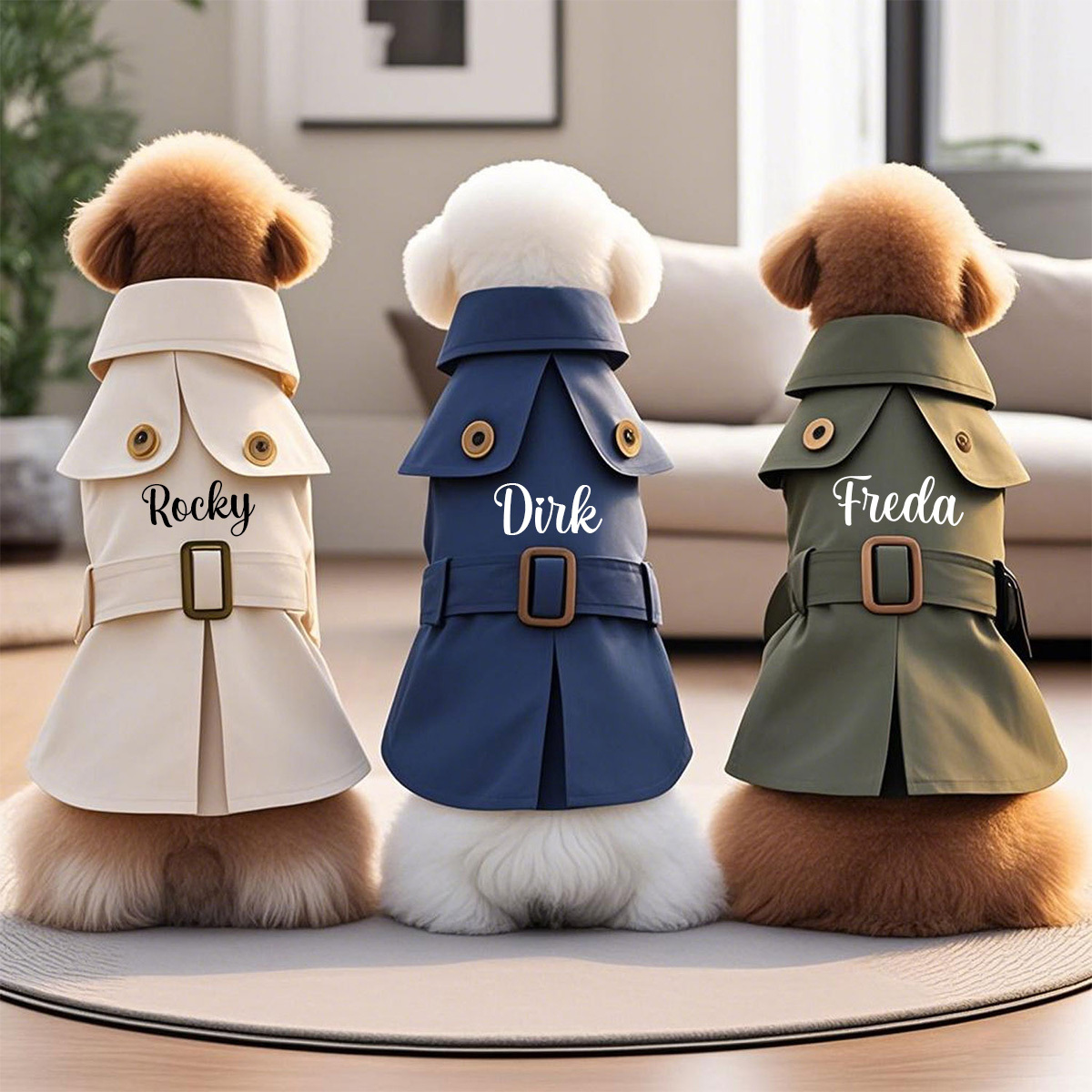 Personalized Pet British Style Jacket | BKPet215