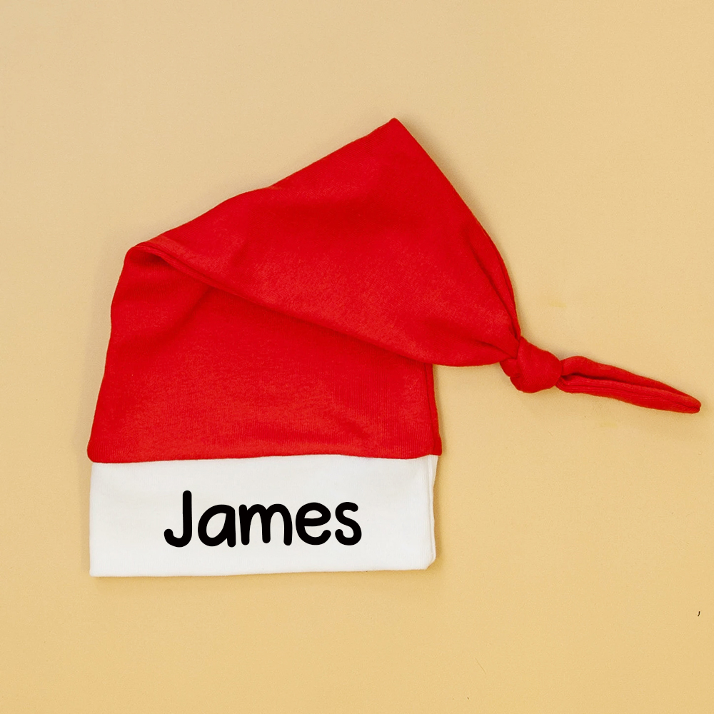 Personalized Baby 1st Christmas Ropmer and Hat Set | MCGift118