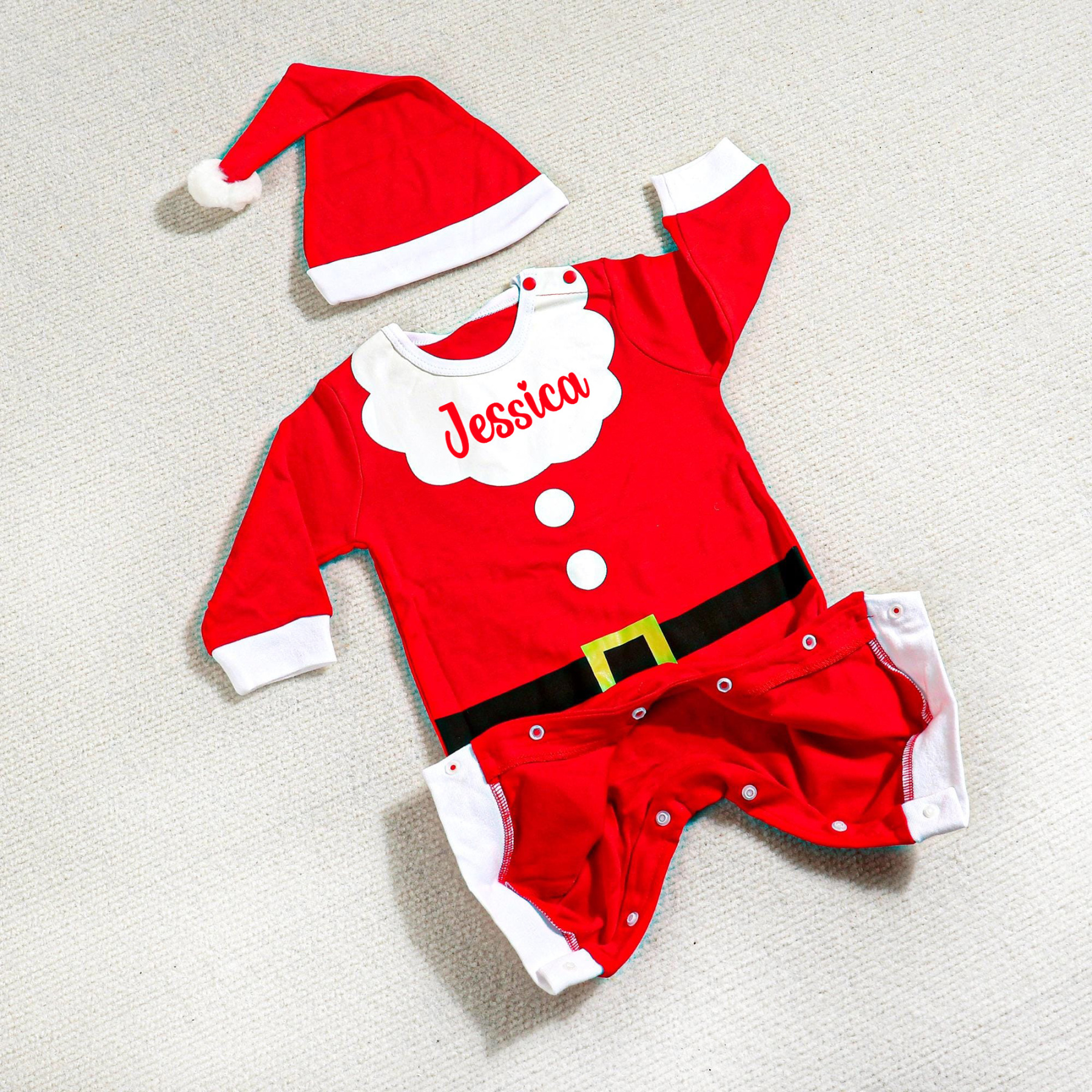 Personalized Newborn Baby Christmas Outfits | MCGift140