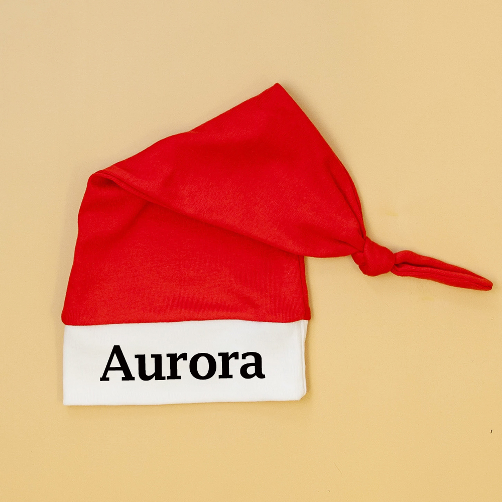 Personalized Baby 1st Christmas Ropmer and Hat Set | MCGift162