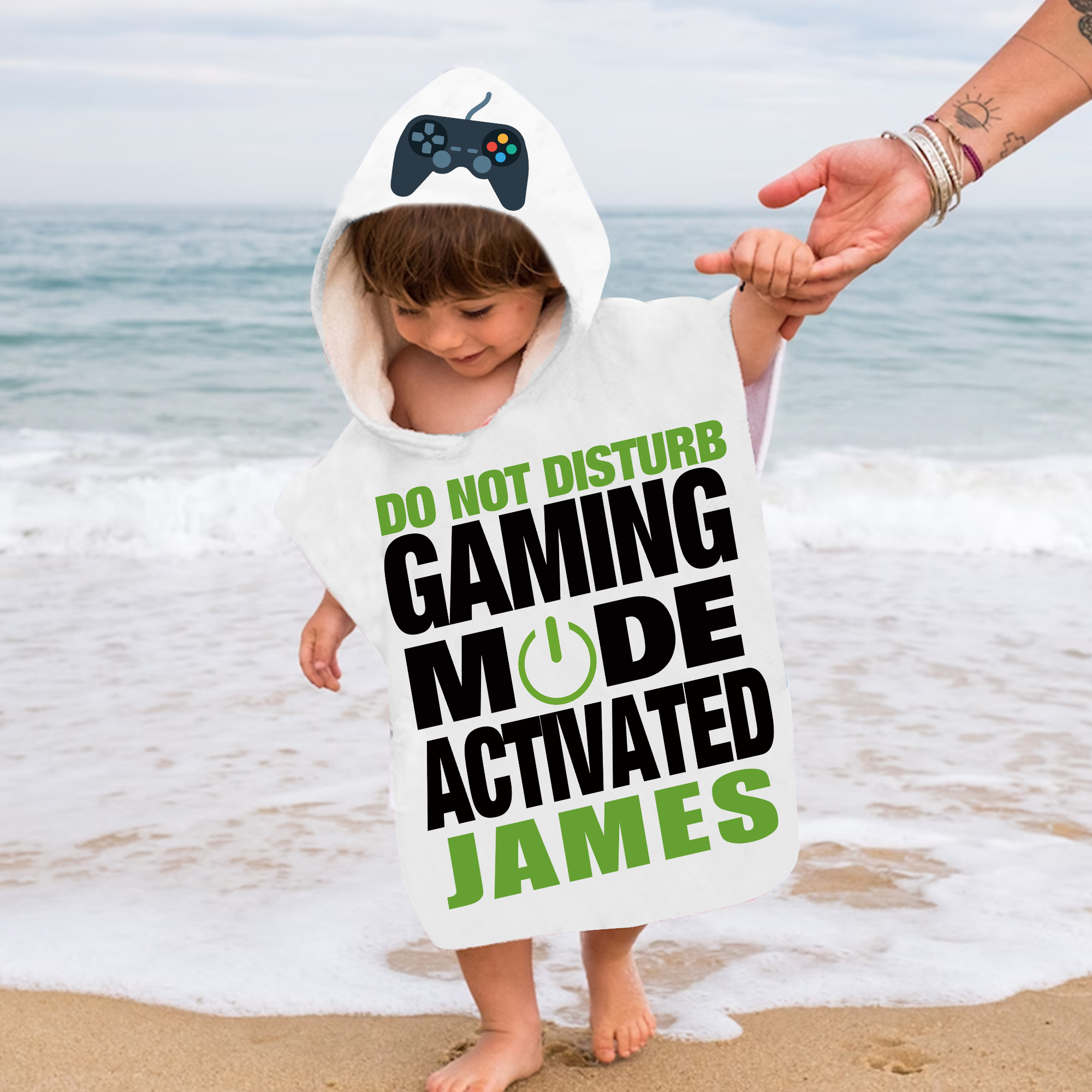 Personalized Hooded Beach Towel for Summer & Beach | CWHTowel18