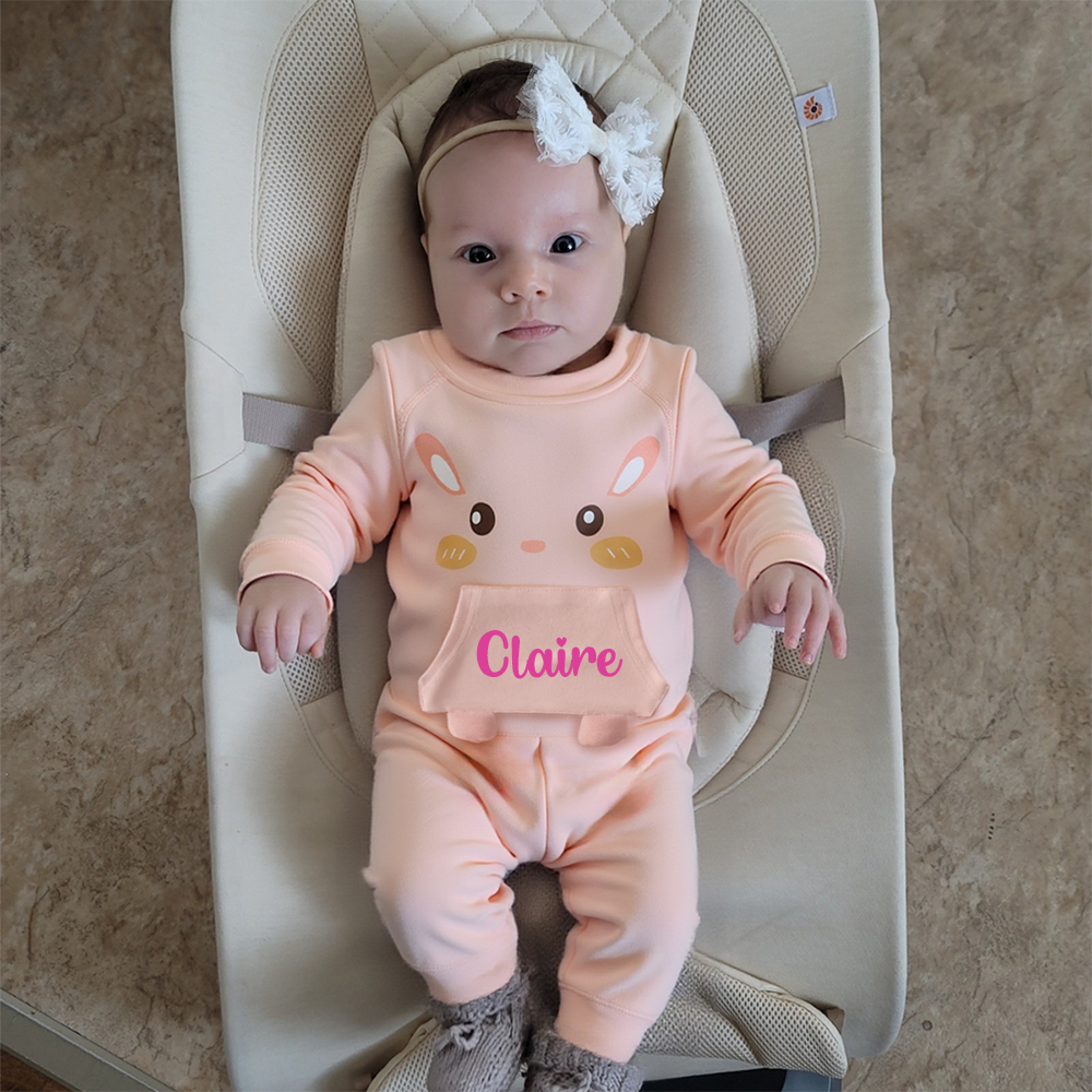 Personalized Long Sleeve Cartoon Romper | CWBaby309