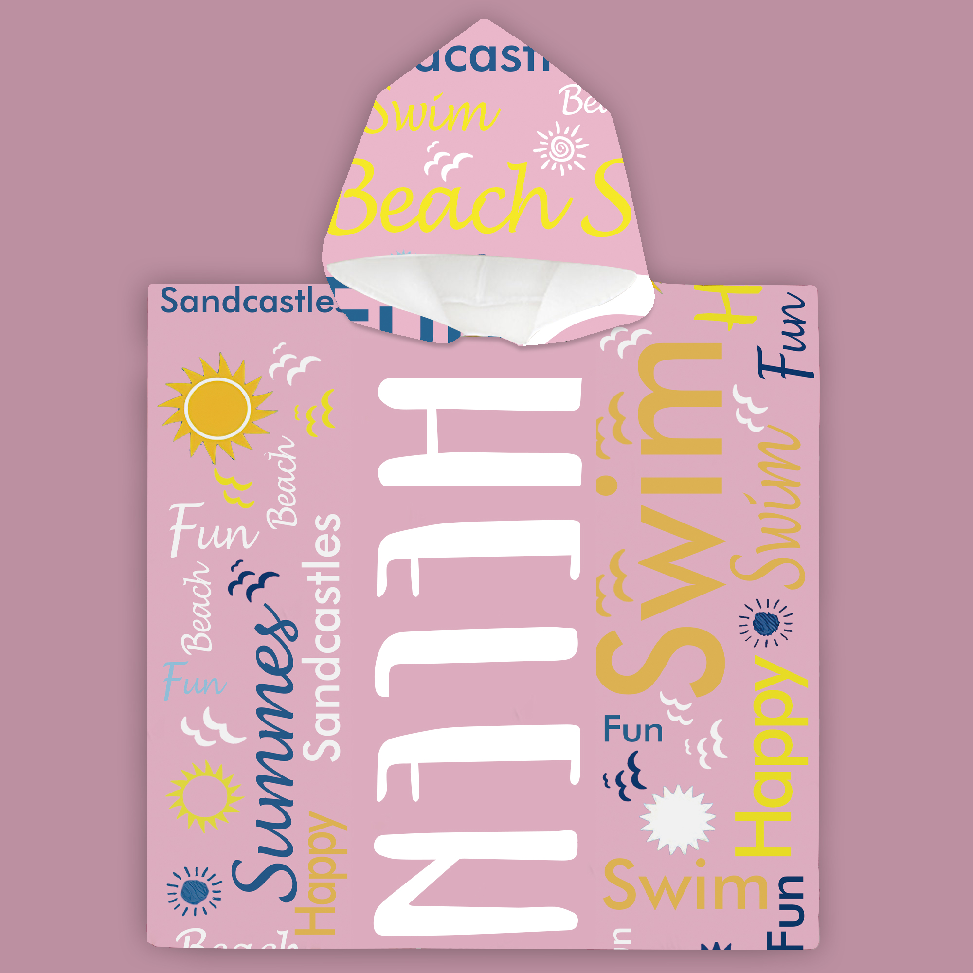 Personalized Hooded Beach Towel for Summer & Beach | CWHTowel24