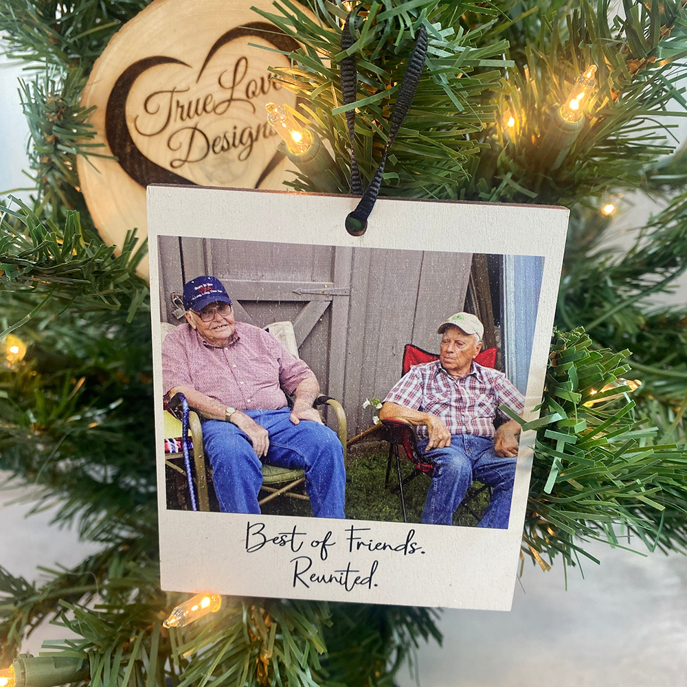 Personalized Wooden Christmas Family Photo Ornaments | MCGift164