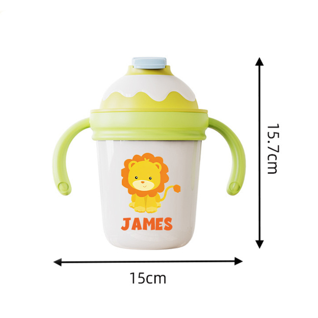 Personalised 10oz Stainless Steel Sippy Cup for Kids | YouBottle98