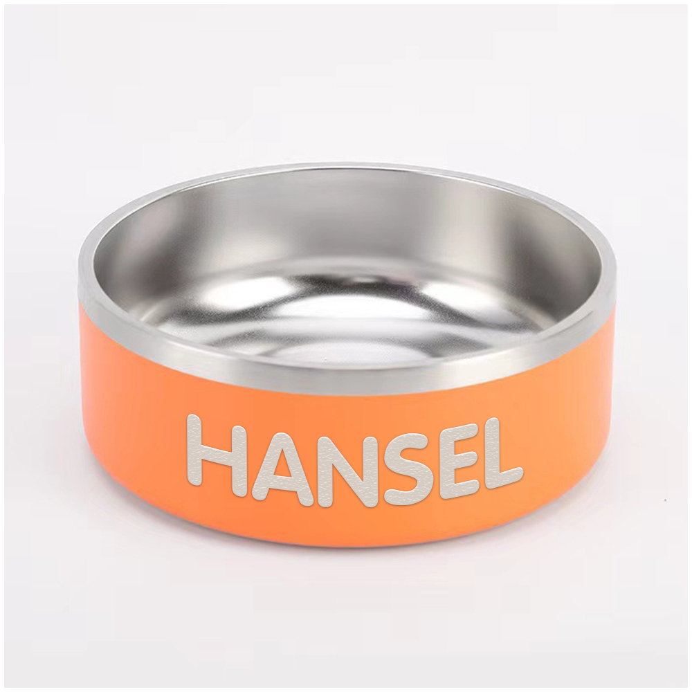 Personalized Stainless Steel Pet Food Bowl | BKPet229