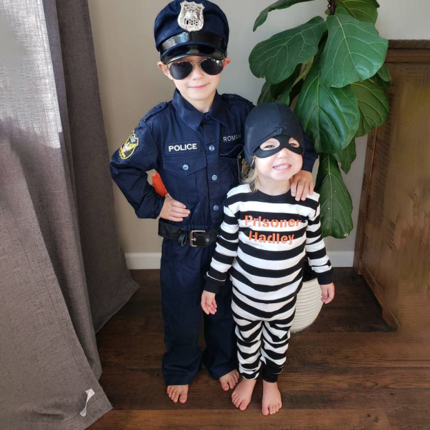 Personalized Prison Inmate Halloween Pajamas | CWHalloween74