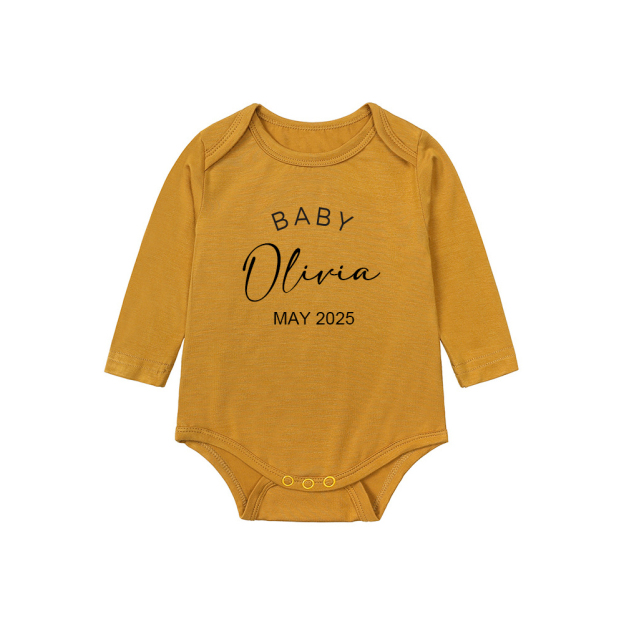 Personalized Personalized Baby Coming Home Romper | CWBaby318