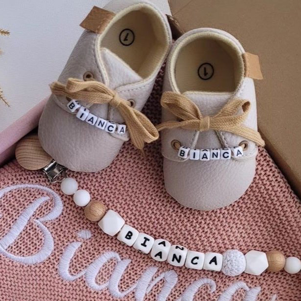 Personalized Cute Comfortable Baby Leather Shoes | CWBaby315