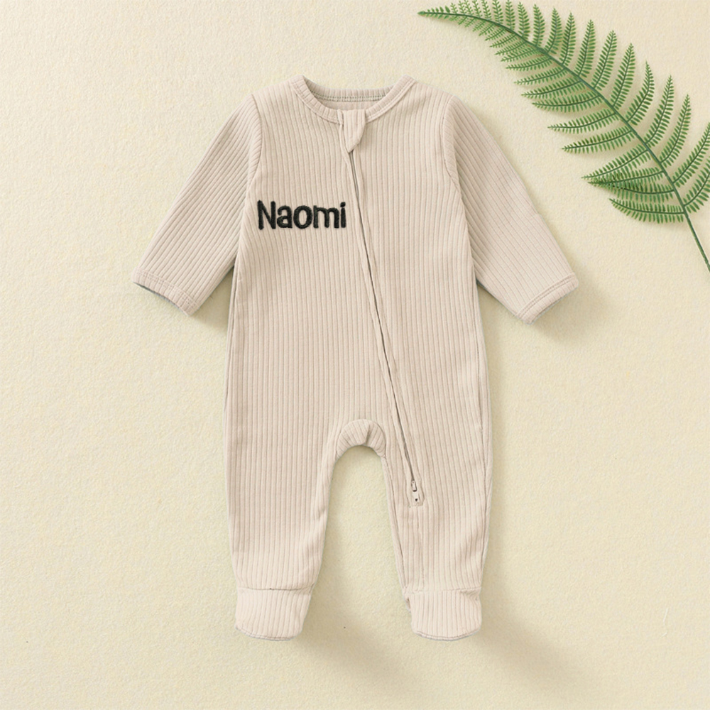 Personalized Embroidered Baby Announcement Outfit | CWBaby314