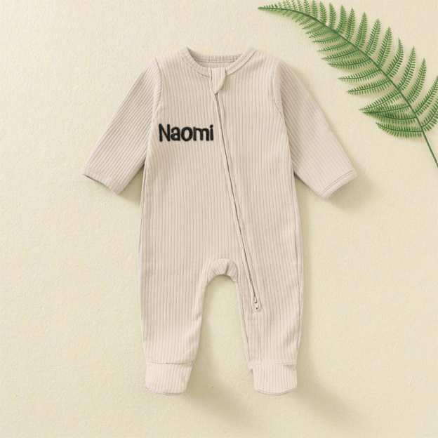 Personalized Embroidered Baby Announcement Outfit | CWBaby314