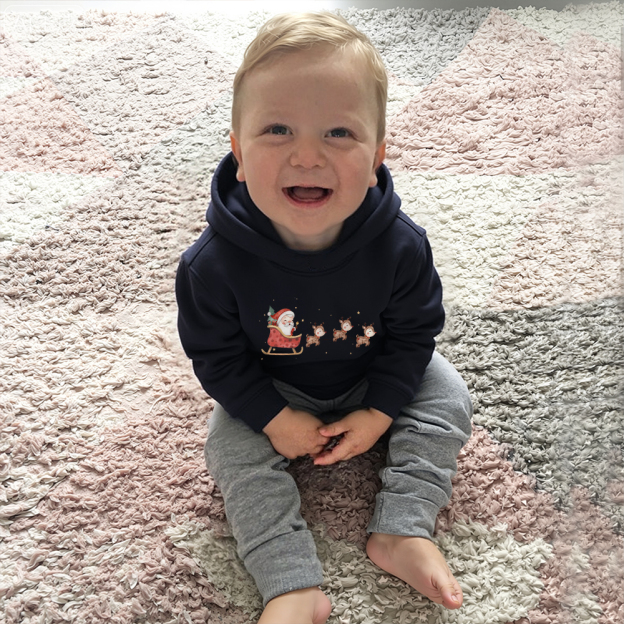 Personalized Kids Funny Christmas Hoodie | MCGift179